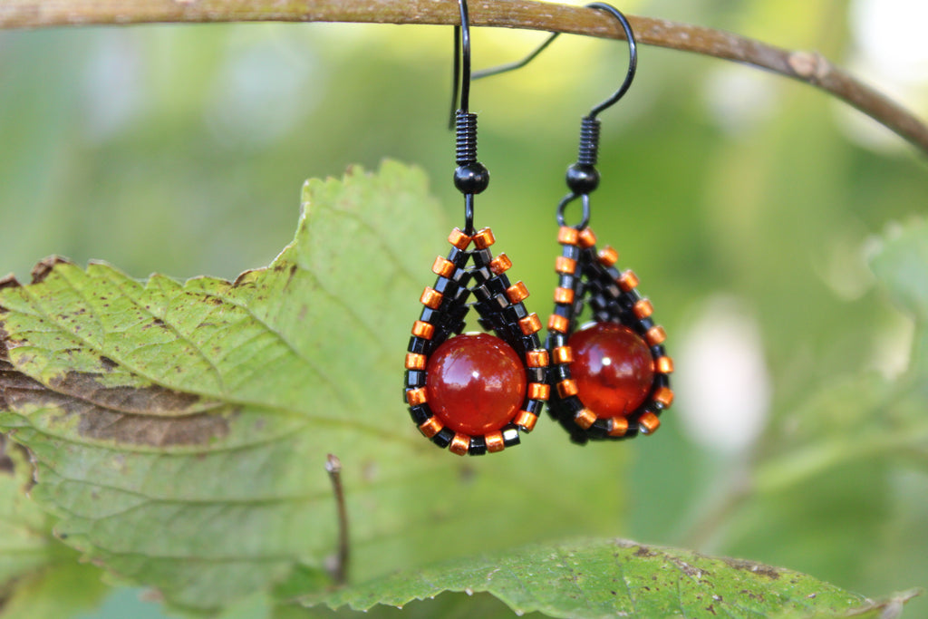 Jasper Drop Earrings