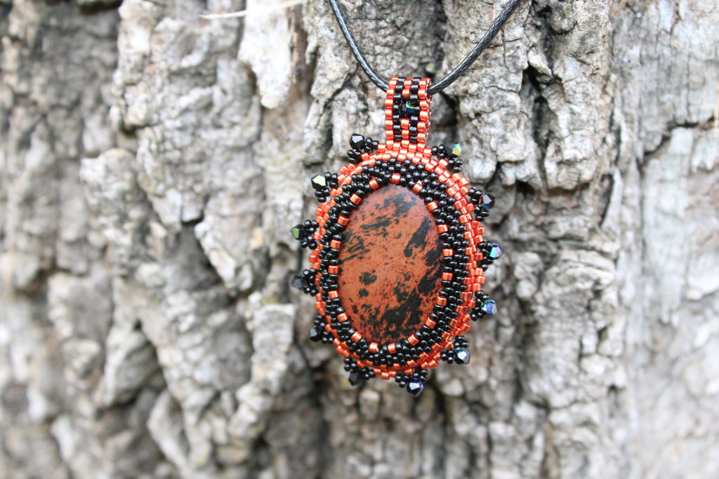 Mahogany Obsidian Necklace