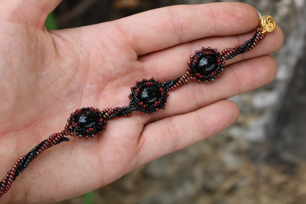 Three Onyx Bracelet