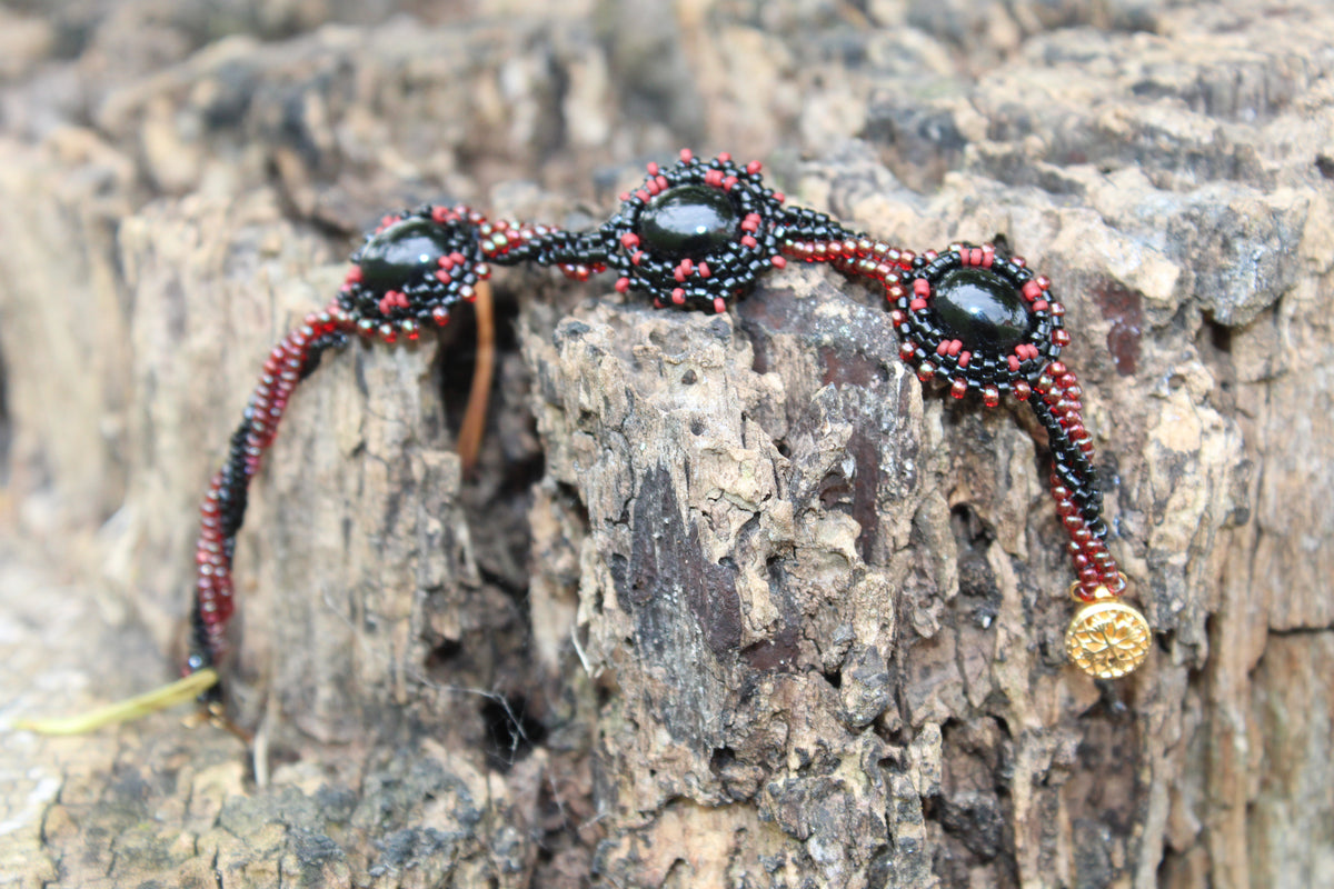 Three Onyx Bracelet