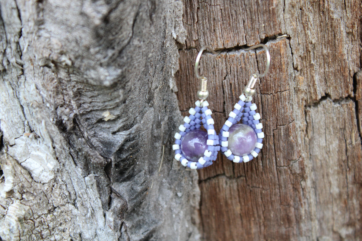 Amethyst Drop Earrings