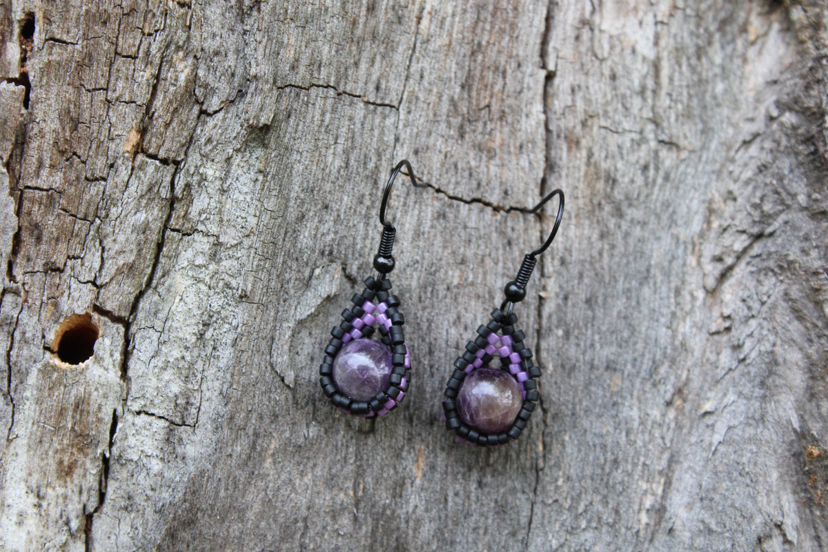 Amethyst Drop Earrings