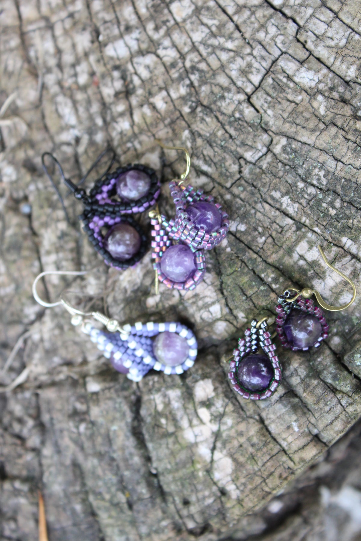 Amethyst Drop Earrings