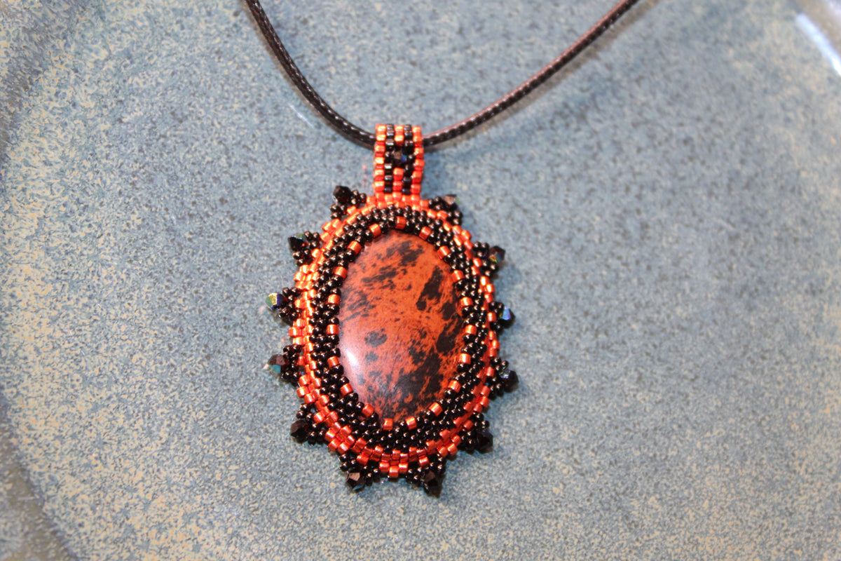Mahogany Obsidian Necklace