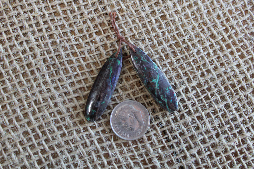 Chrysocolla Cabs for Tie Pendant Earrings