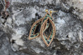 Camo Peyote Twist Earrings