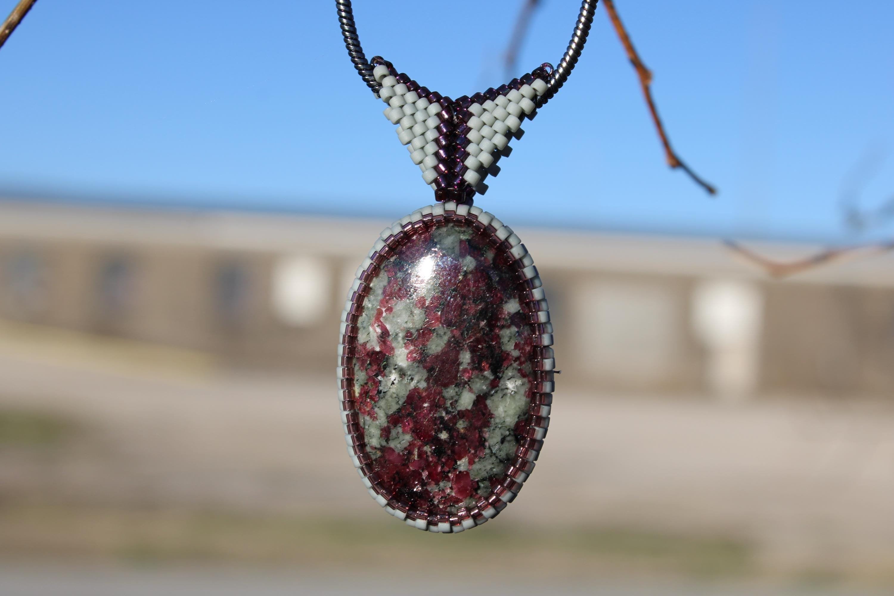 Eudialyte Pendant Necklace