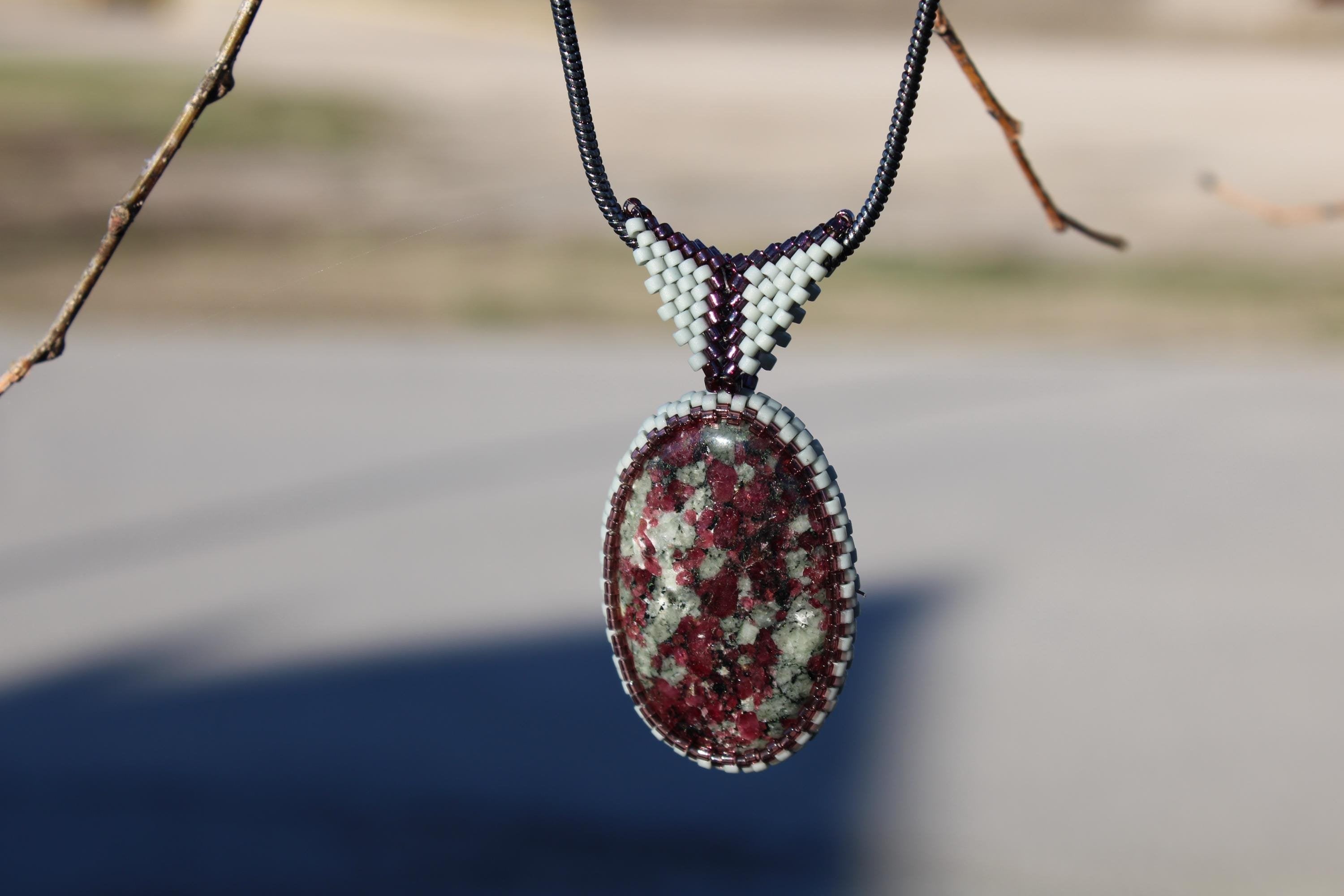 Eudialyte Pendant Necklace