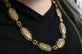 Statement Rhyolite Beaded Necklace