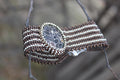 Beautiful Turritella Agate Wide Cuff Beaded Bracelet