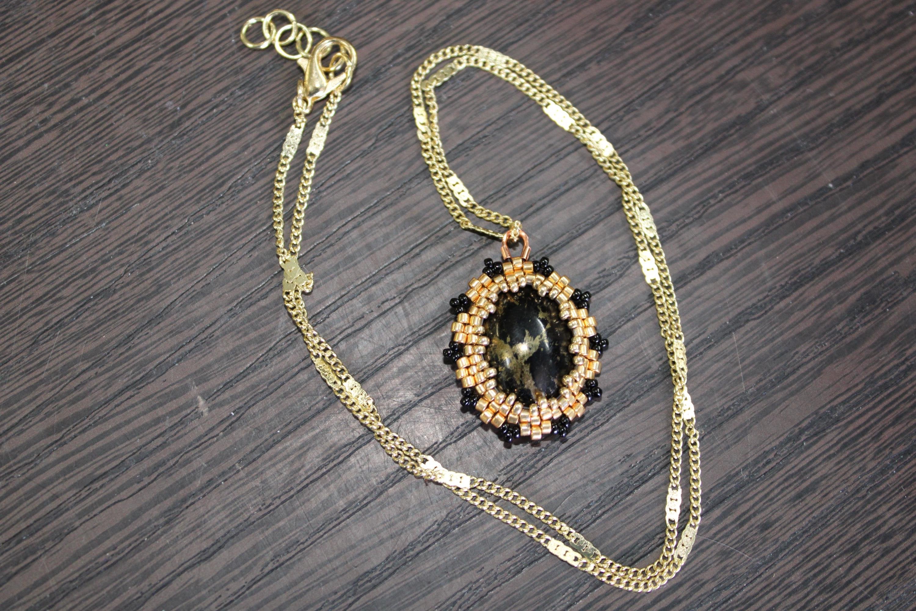 Apache Gold Pendant Necklace