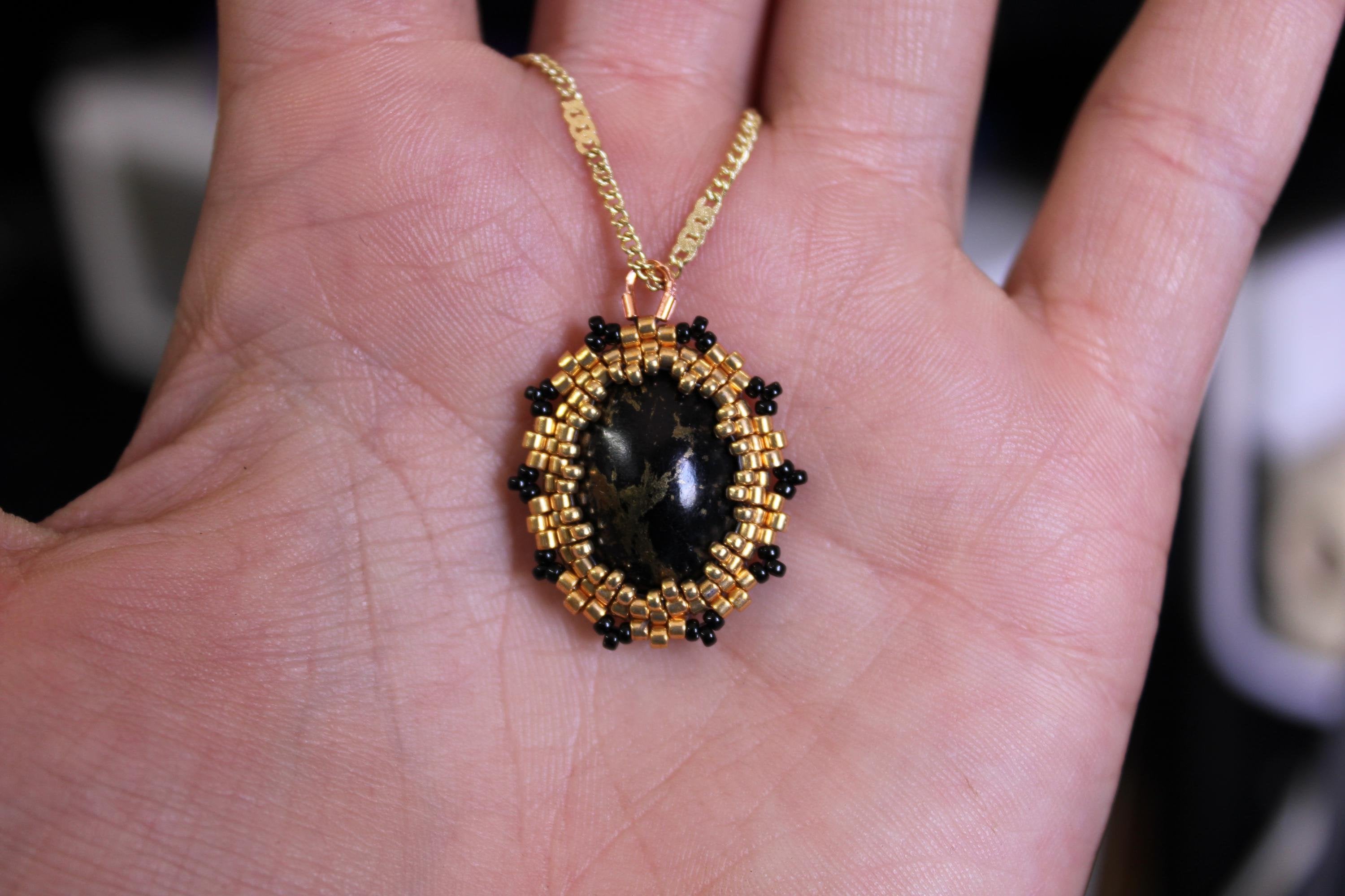 Apache Gold Pendant Necklace