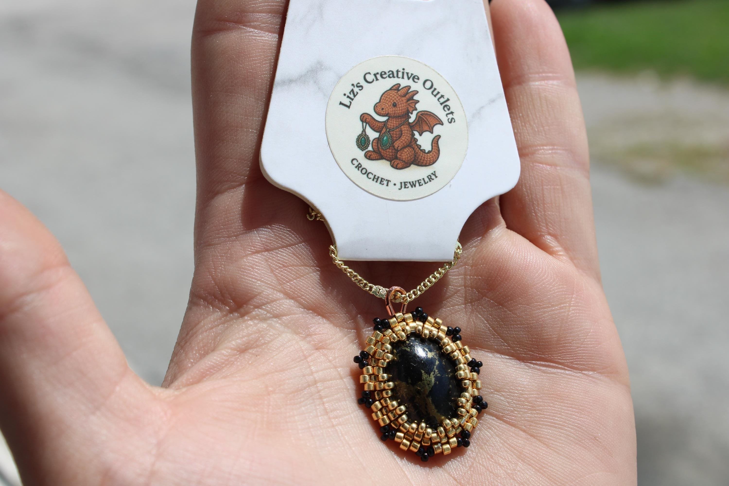 Apache Gold Pendant Necklace